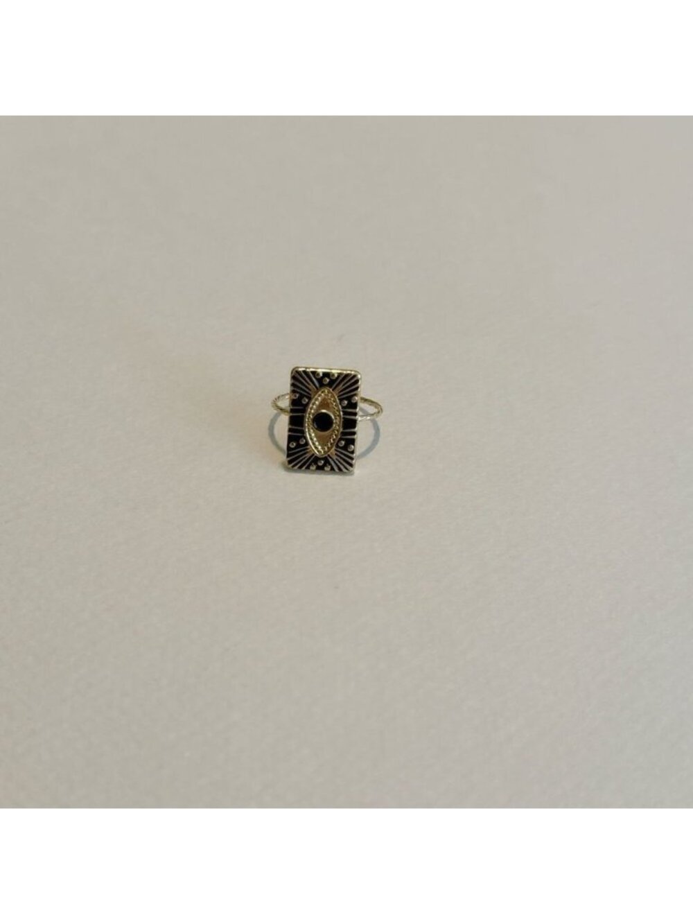 Boho evil eye ring M1042 - Picture 2 of 4